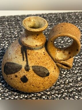Sarah Pike Studio Pottery Mini Vase 
Signed Canada BC